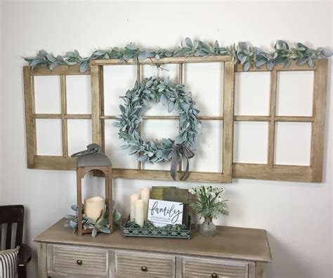 Diy Farmhouse Window Frame Wall Decor