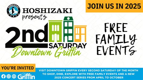 2nd Saturday Event Series | Calendar | Griffin, GA