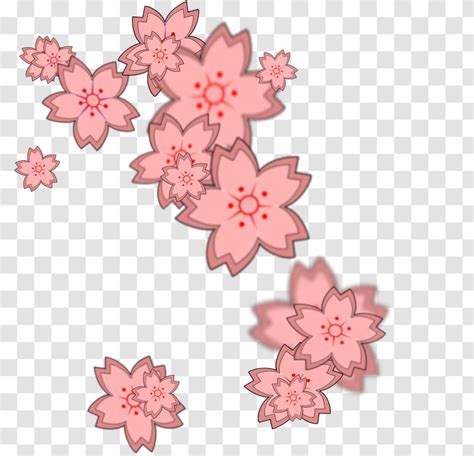 Cherry Blossom Flower Clip Art - Public Domain - Sakura Petals Download ...