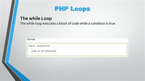 PHP Loops 的图像结果
