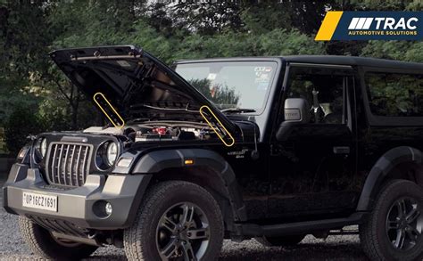 Hand Free Hood/Bonnet Opening Gas Spring System Compatible with ...