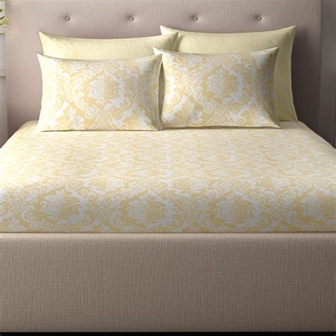 Buy SPACES Printed Double Bedsheets - Set of 3 Pcs. from Spaces at just ...