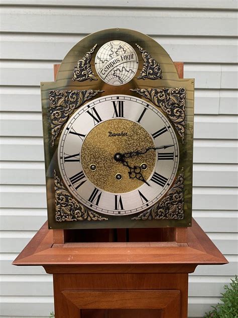 Daneker Jamestown Floor Clock #911, Antique Grandmother Clock, Solid ...