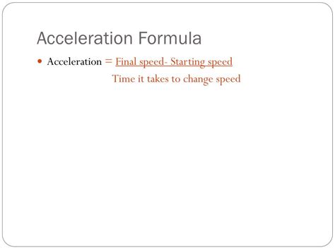 Image result for Calculate Final Speed From Acceleration