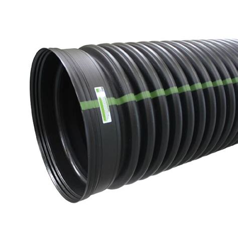 ADS 8-in x 20-ft Corrugated Perforated Pipe in the Corrugated Drainage ...