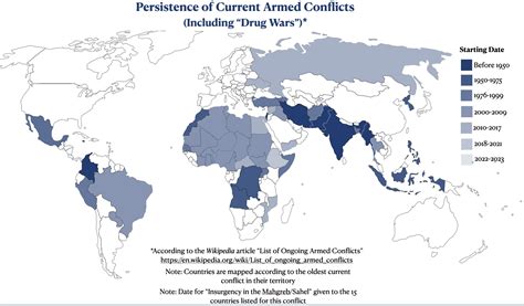 Mapping Recent War Fatalities and the Persistence of Current Armed Conflicts - GeoCurrents