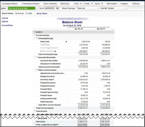 Image result for Correct Balance Sheet QuickBooks