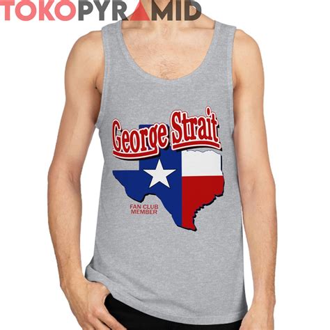 Rare Vintage George Strait Fan Club Member Shirt - TokoPyramid