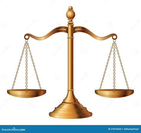 Scales of Justice stock vector. Illustration of justice - 37876650
