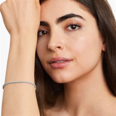 14K White Gold 7 Inch Four Prong Lab-Grown Diamond Tennis Bracelet (2. ...