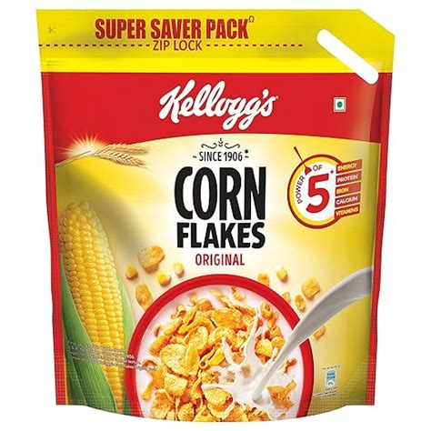 Kellogg's Corn Flakes Original, High in Iron, High in B Group Vitamins ...