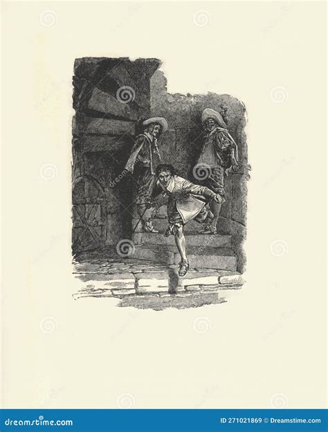 THREE MUSKETEERS. D Artagnan, Athos, Aramis, and Porthos Editorial ...