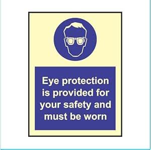 UV Printed Waterproof Sign Foam Board |Eye Protection is provided for ...