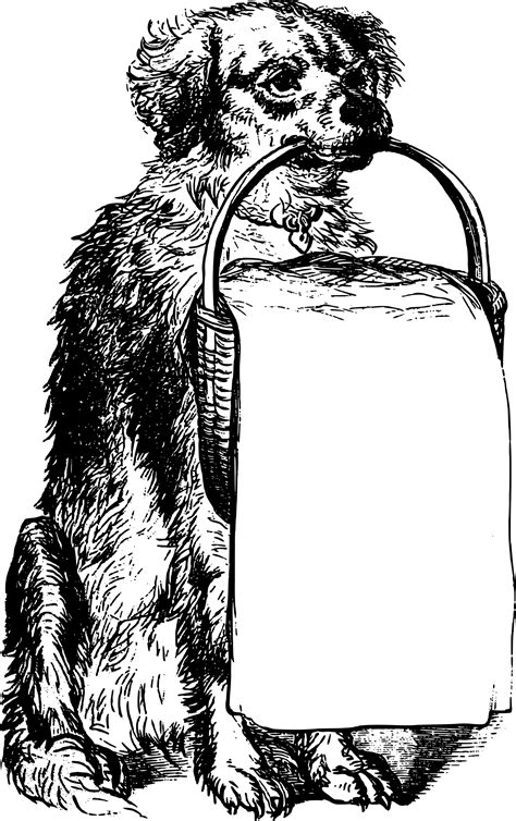 Clipart - Vintage Dog Sign