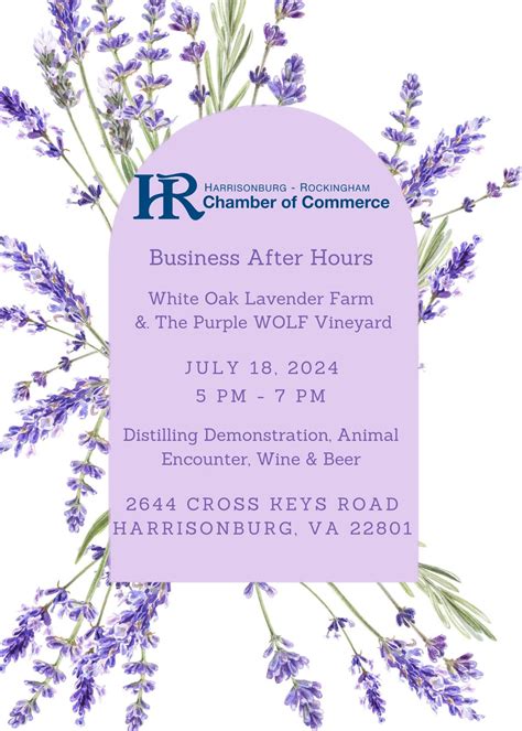 Business After Hours: White Oak Lavender Farm , 5160 Newcomer Lane ...