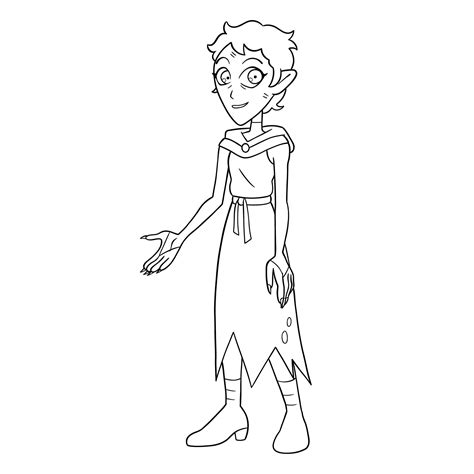 How to draw Lilith Clawthorne - The Owl House - SketchOk