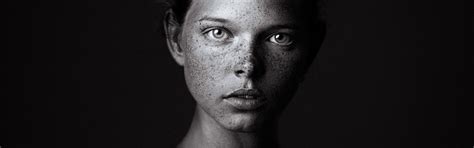 Download wallpaper girl, portrait, monochrome, Stella-Maria, Danil ...