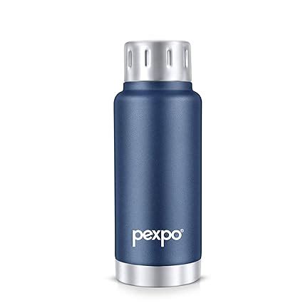 Pexpo Cameo Hot & Cold 300ml Stainless Steel Water Bottle|Denim Blue ...