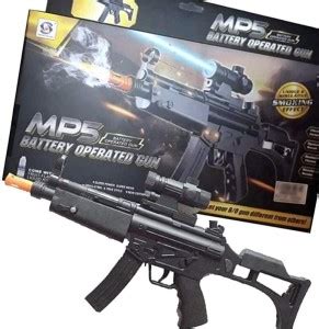 SALEOFF Musical Army & PUBG Themed MP5 Toy Gun-With Wonderful Smoke ...