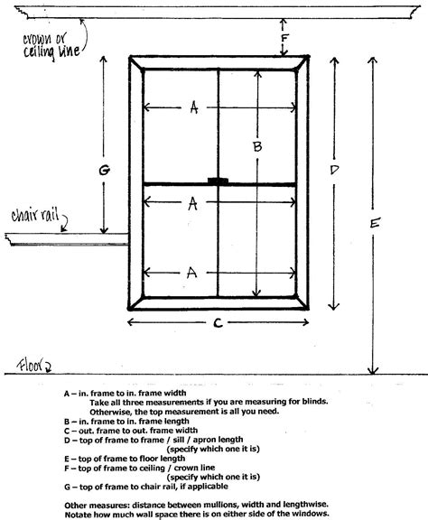 Image result for Window Replacement Measurement