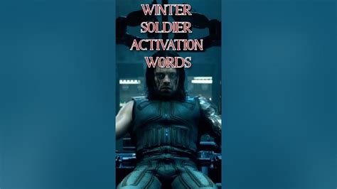 Camm tries to remember all 10 of Winter Soldier's activation words. # ...