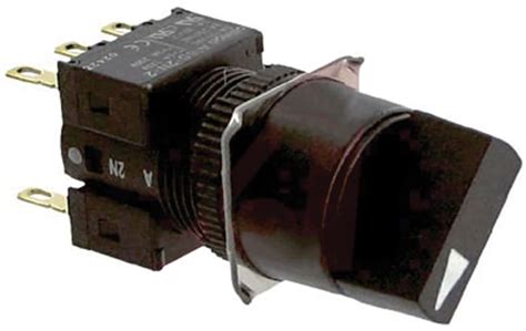 A165S-T2A-2 Omron | Omron Selector Switch - (DPDT) 16mm Cutout Diameter ...