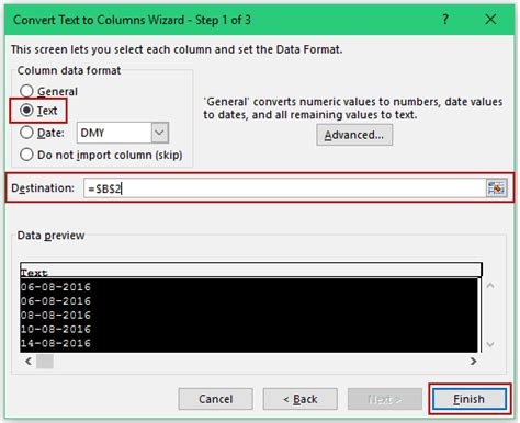 Convert Date Format to Text 的图像结果