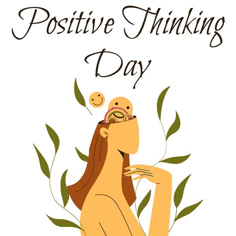 Free Positive Thinking Day Illustration Template to Edit Online