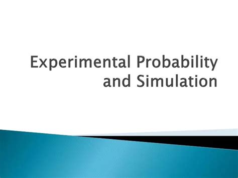 Probability Simulation 的图像结果