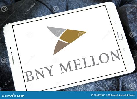 BNY Mellon bank logo editorial stock photo. Image of headquartered ...