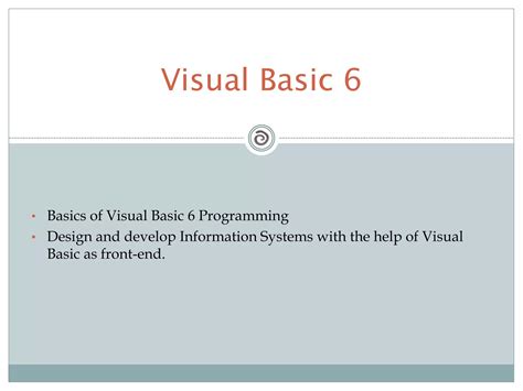 Image result for Visual Basic 6.O