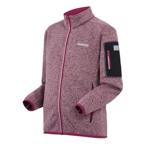 Childrens/Kids Newhill Fleece Jacket (Lilas/Beaujolais) REGATTA | Decathlon