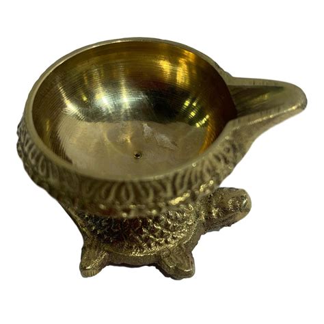 Pooja utility Kuber Deep on Vastu Tortoise 2 inches Dia Size No 0 – Sri ...