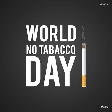 Black Background With World No Tobacco Pictures Download