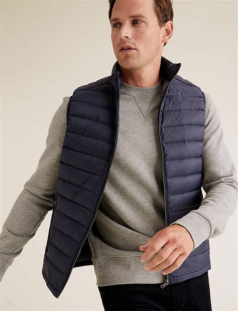 Buy Feather & Down Padded Gilet Stormwear™ at Marks & Spencer