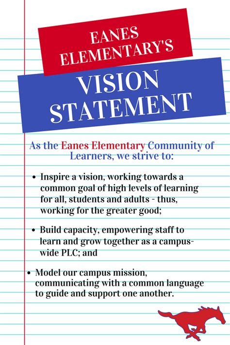 Image result for Principal Vision Statement