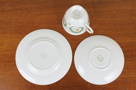 スージークーパー アッシリアンモチーフ ティーカップ トリオ ケーキ皿 プレート ASSYRIAN MOTIF ヴィンテージ 食器 Susie ...