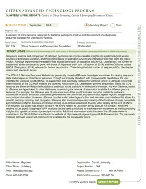 Fillable Online research citrusrdf Sequence analysis and comparison of ...
