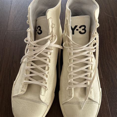 Y-3 off white high top sneakers #y3 - Depop