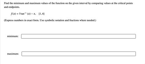 Image result for Max and Min Values of Functions