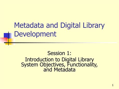 Image result for Library Metadata Example