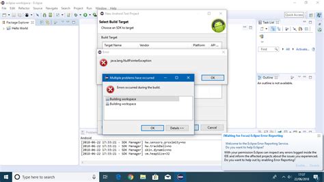 Java.lang.nullpointerexception Fix in Eclipse 的图像结果