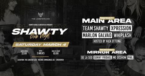 SHAWTY | Lobster & Ox, Eindhoven, The Lobster & Ox, Eindhoven, 4 March ...