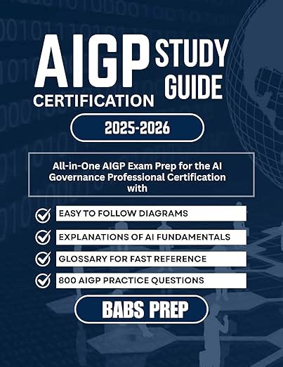 AIGP CERTIFICATION STUDY GUIDE 2025–2026: All-in-One AIGP Exam Prep for ...