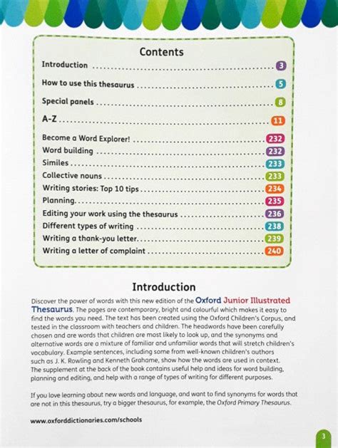 Oxford Junior Illustrated Thesaurus (Free Online Activities) – Books ...