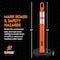 Xpose Safety 42in Ring Loop Orange Traffic Delineator Post with 13 LB ...