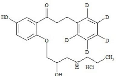 5-Hydroxy propafenone-D5 Hydrochloride | CAS No- 1188265-48-6 | Simson ...