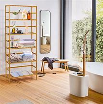 Image result for Bamboo Shelving Unit