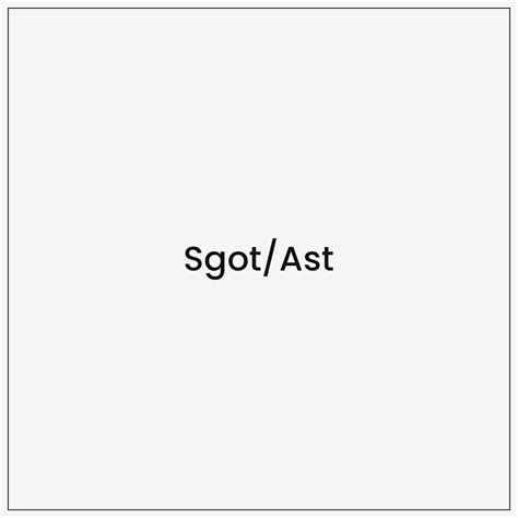Sgot Ast - Gooddays Healthcare