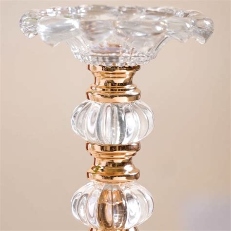 Crystal Luxury Candle Stand Set Of 2